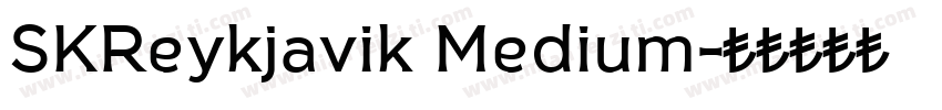 SKReykjavik Medium字体转换